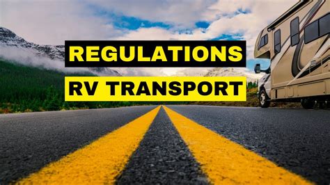 dot regulations for rv|Federal Size Regulations for Commercial Motor Vehicles